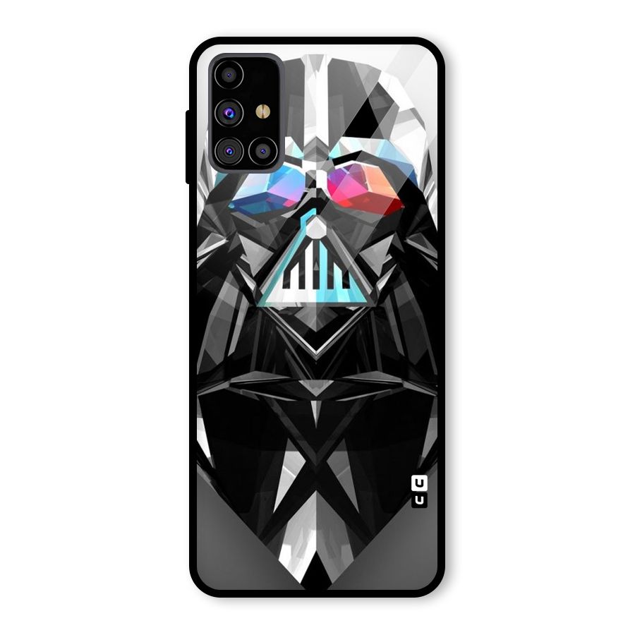 Crystal Robot Glass Back Case for Galaxy M31s