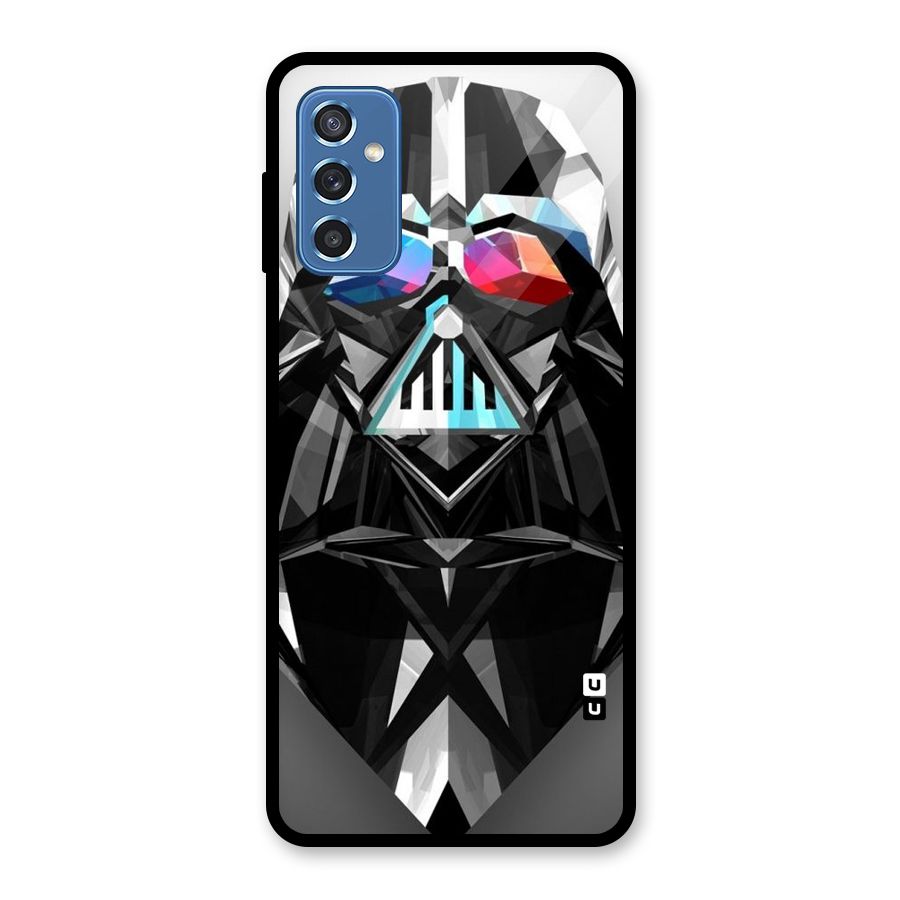 Crystal Robot Glass Back Case for Galaxy M52 5G