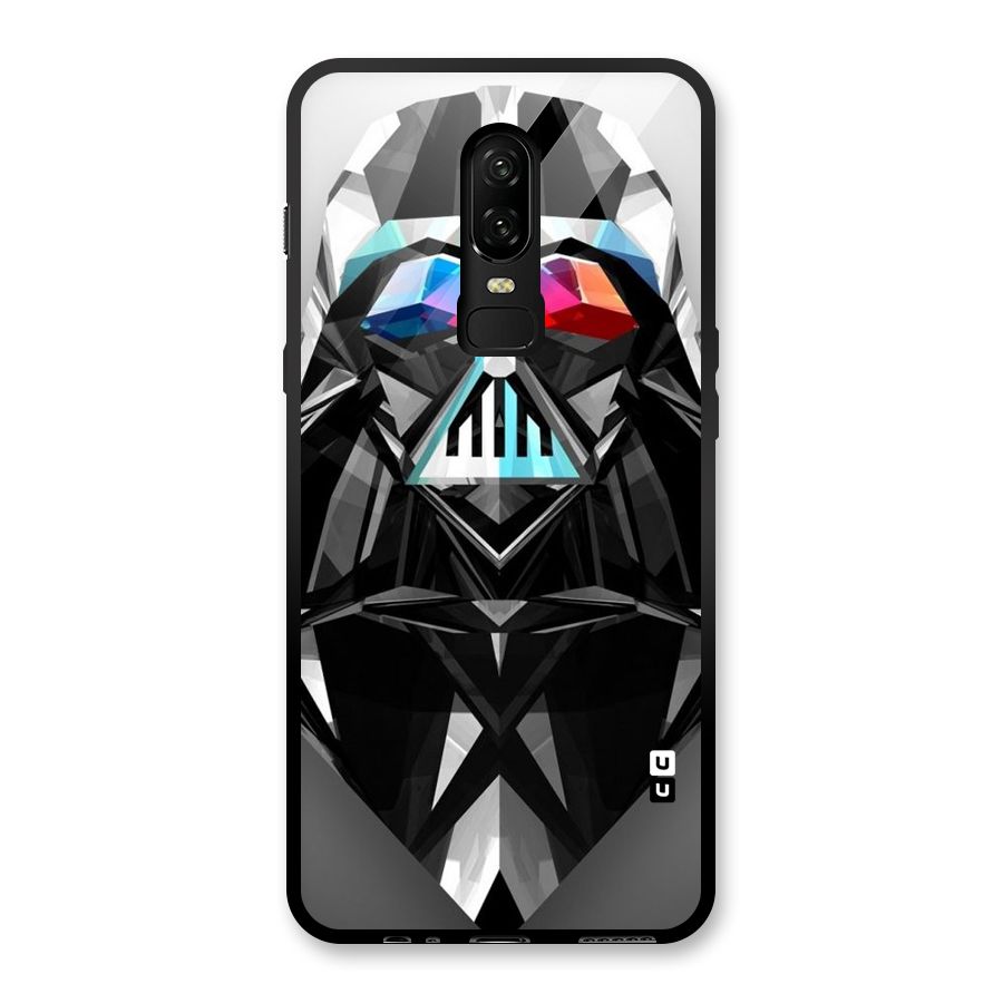 Crystal Robot Glass Back Case for OnePlus 6