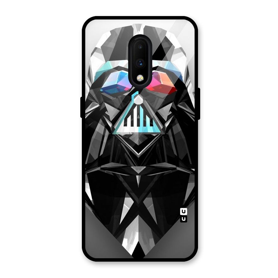 Crystal Robot Glass Back Case for OnePlus 7
