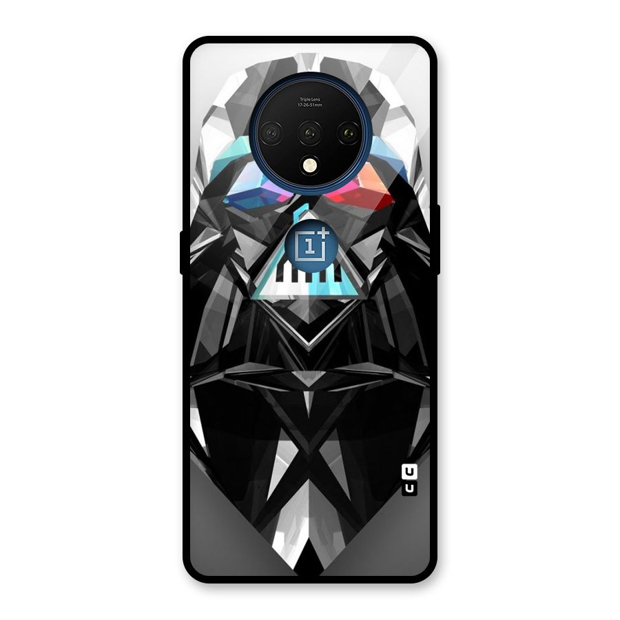 Crystal Robot Glass Back Case for OnePlus 7T
