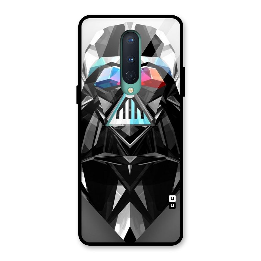 Crystal Robot Glass Back Case for OnePlus 8