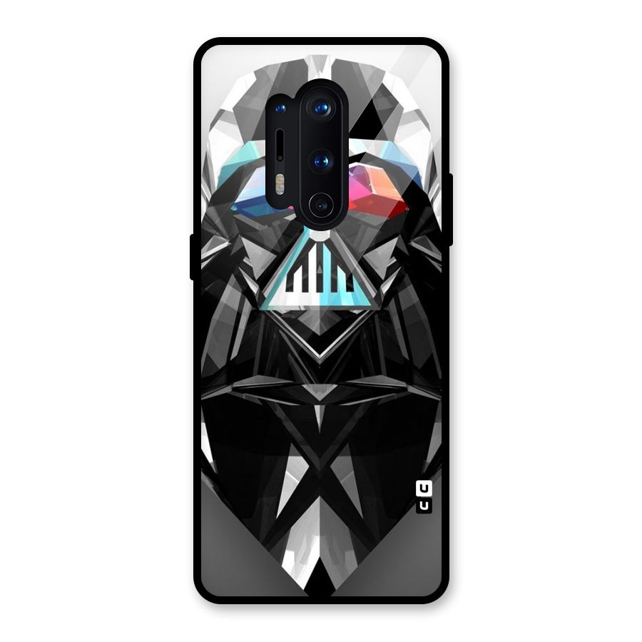 Crystal Robot Glass Back Case for OnePlus 8 Pro