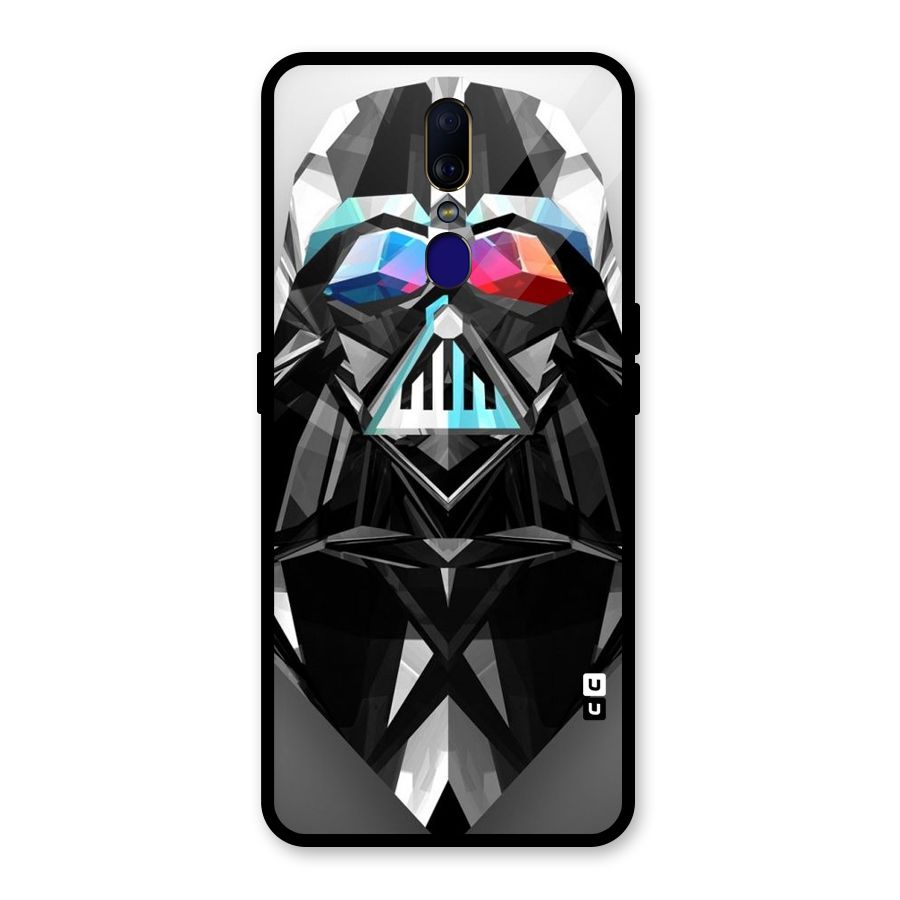 Crystal Robot Glass Back Case for Oppo F11