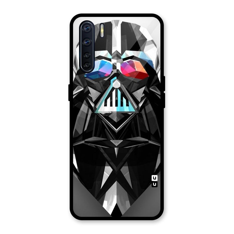 Crystal Robot Glass Back Case for Oppo F15