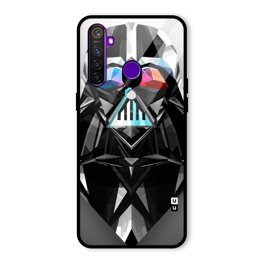 Crystal Robot Glass Back Case for Realme 5 Pro