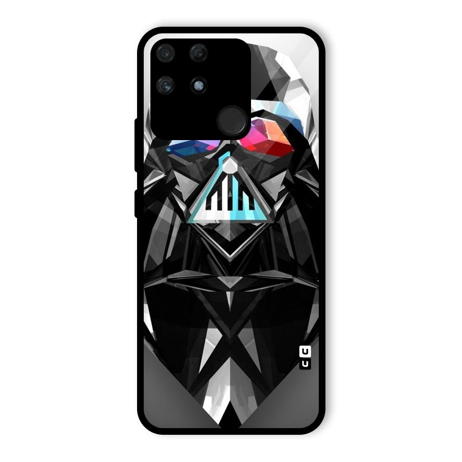 Crystal Robot Glass Back Case for Realme Narzo 50A