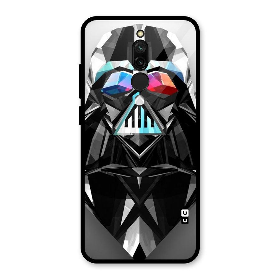 Crystal Robot Glass Back Case for Redmi 8