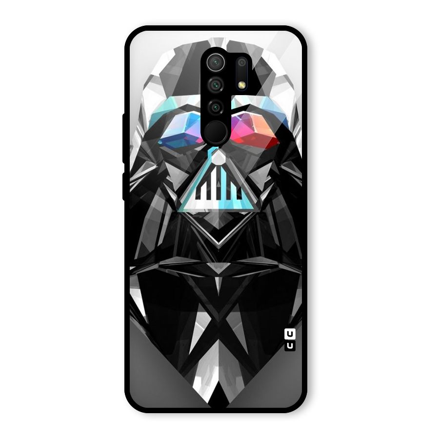 Crystal Robot Glass Back Case for Redmi 9 Prime