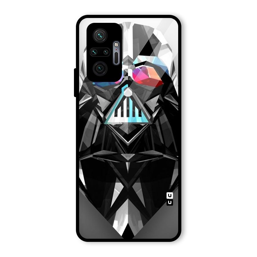 Crystal Robot Glass Back Case for Redmi Note 10 Pro