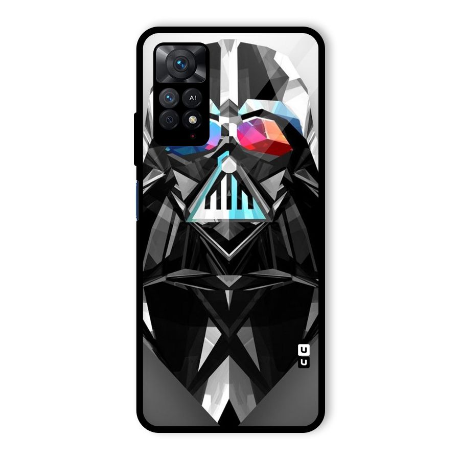 Crystal Robot Glass Back Case for Redmi Note 11 Pro