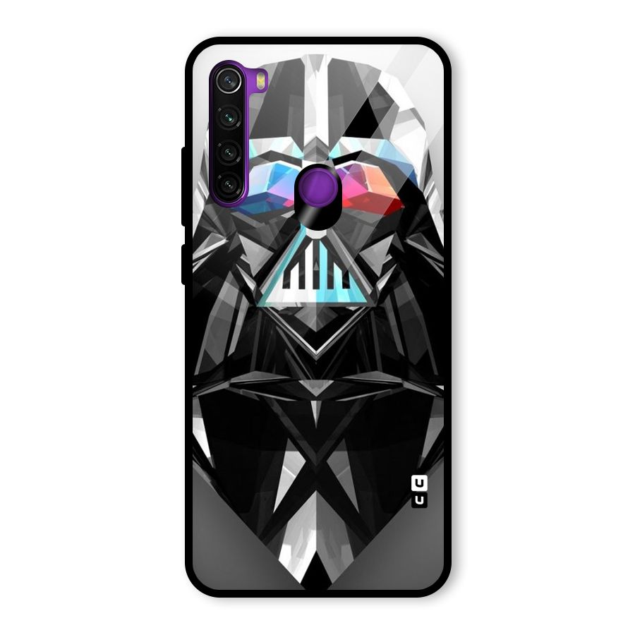 Crystal Robot Glass Back Case for Redmi Note 8
