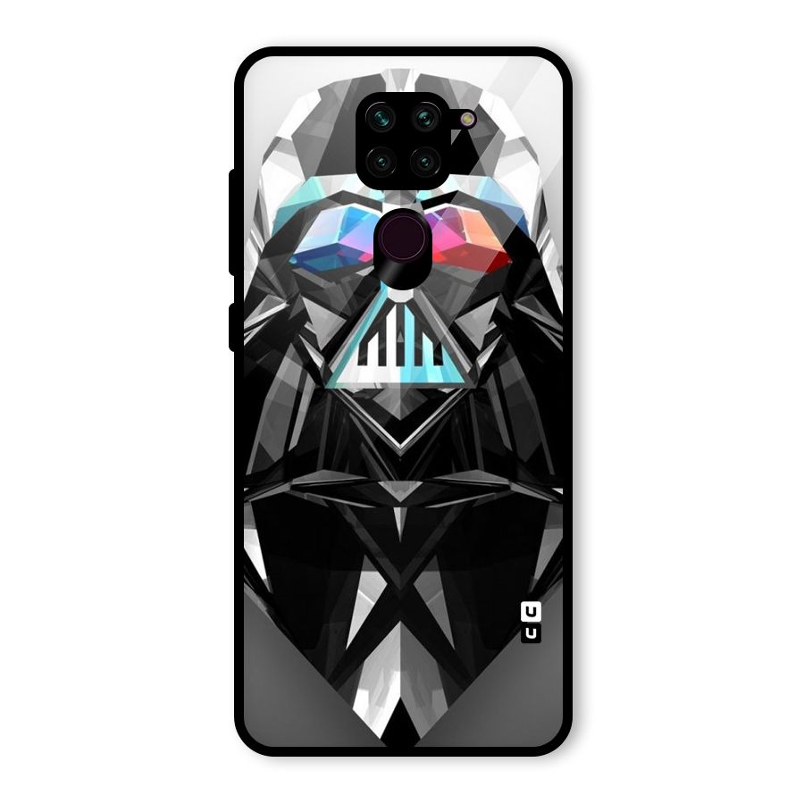 Crystal Robot Glass Back Case for Redmi Note 9