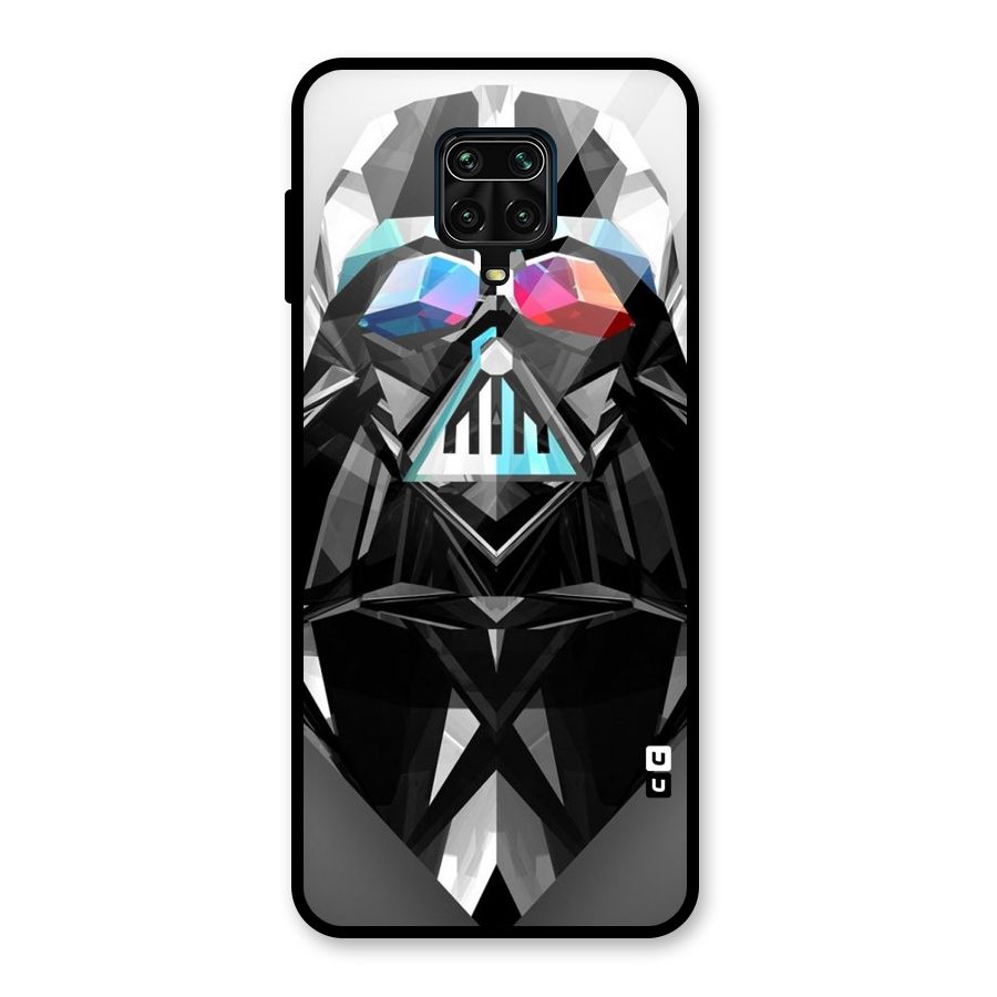 Crystal Robot Glass Back Case for Redmi Note 9 Pro