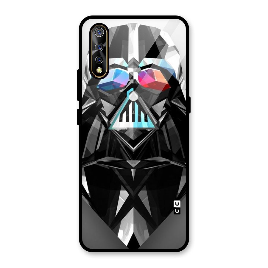 Crystal Robot Glass Back Case for Vivo S1