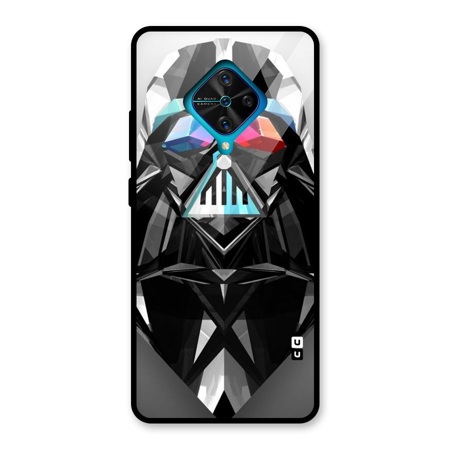 Crystal Robot Glass Back Case for Vivo S1 Pro