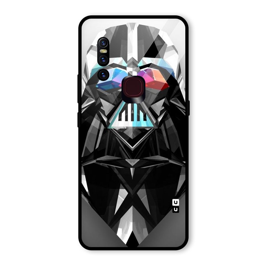 Crystal Robot Glass Back Case for Vivo V15