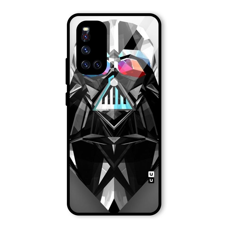 Crystal Robot Glass Back Case for Vivo V19