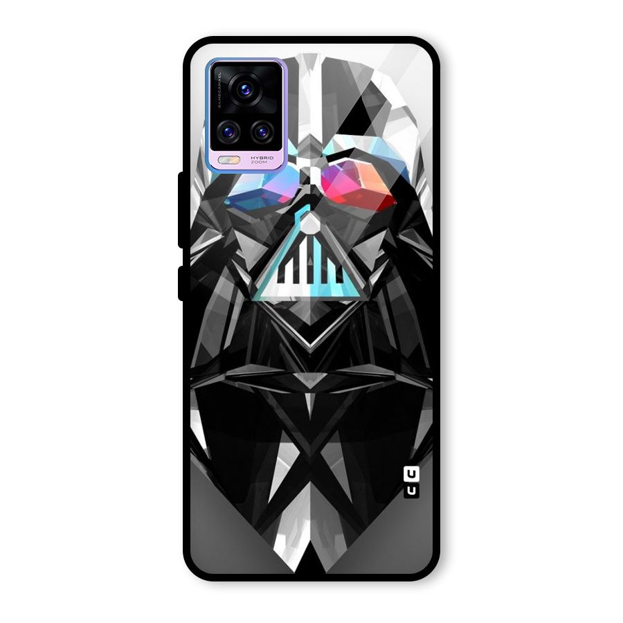 Crystal Robot Glass Back Case for Vivo V20 Pro