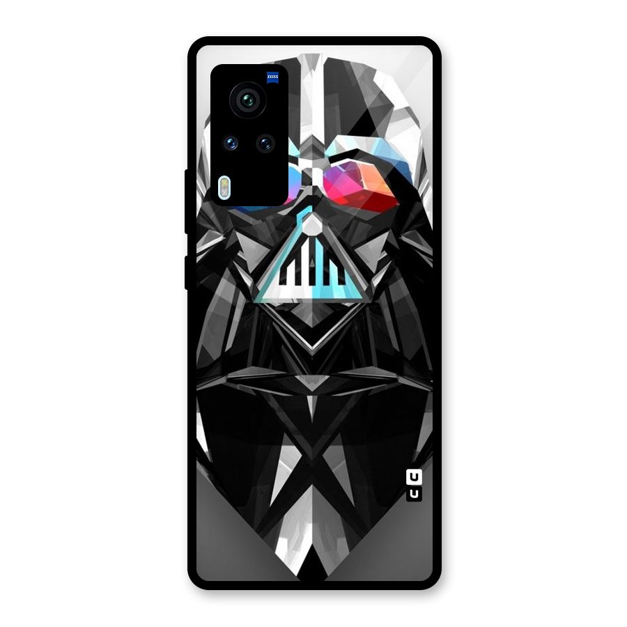 Crystal Robot Glass Back Case for Vivo X60 Pro