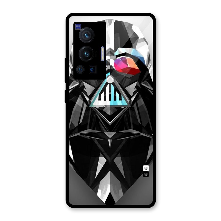 Crystal Robot Glass Back Case for Vivo X70 Pro