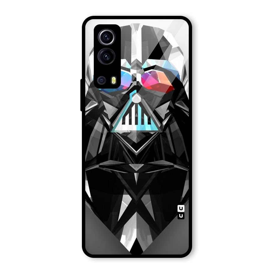 Crystal Robot Glass Back Case for Vivo iQOO Z3