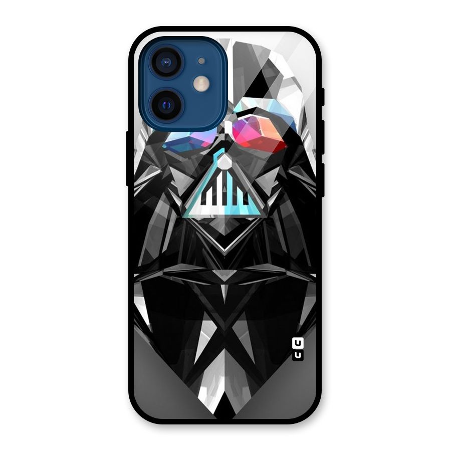 Crystal Robot Glass Back Case for iPhone 12 Mini