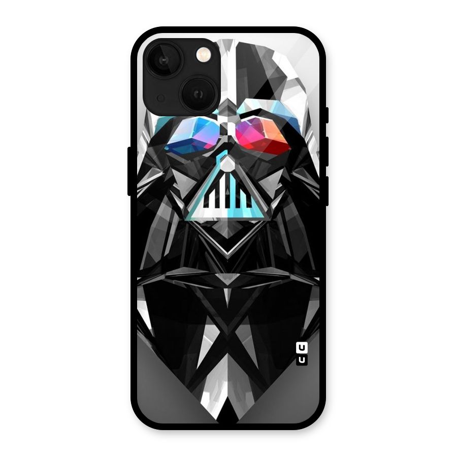 Crystal Robot Glass Back Case for iPhone 13