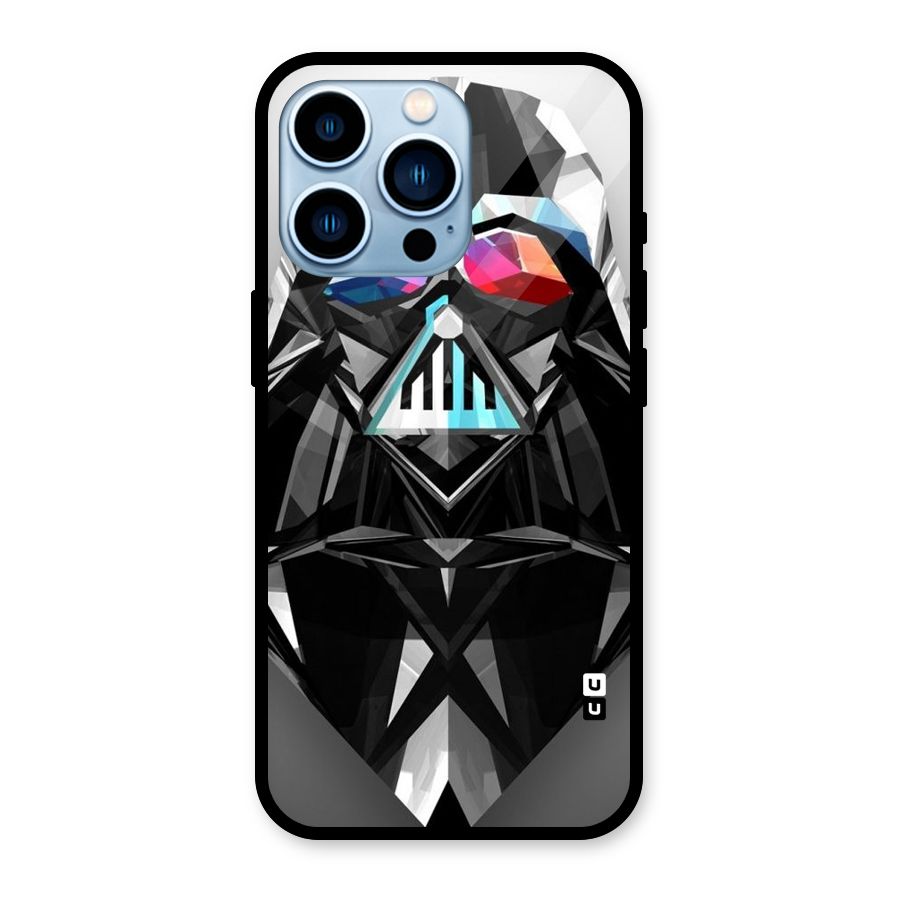 Crystal Robot Glass Back Case for iPhone 13 Pro