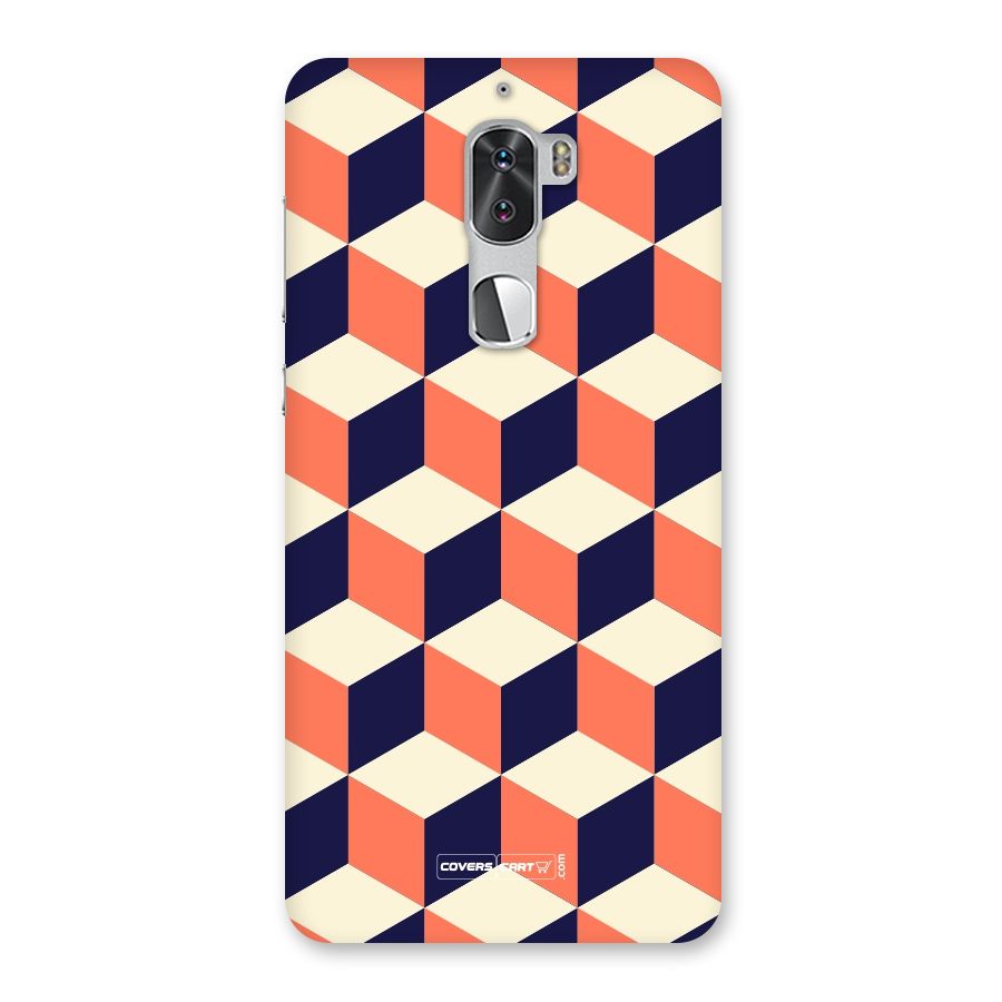 Cube Pattern Back Case for Coolpad Cool 1