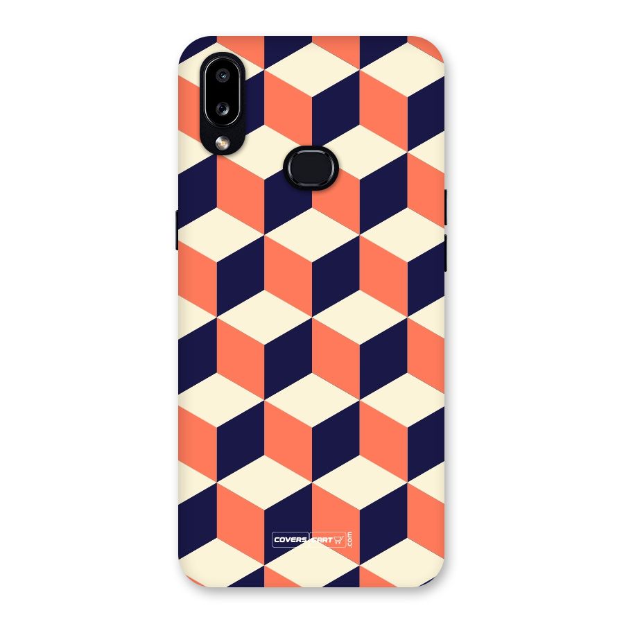 Cube Pattern Back Case for Galaxy A10s