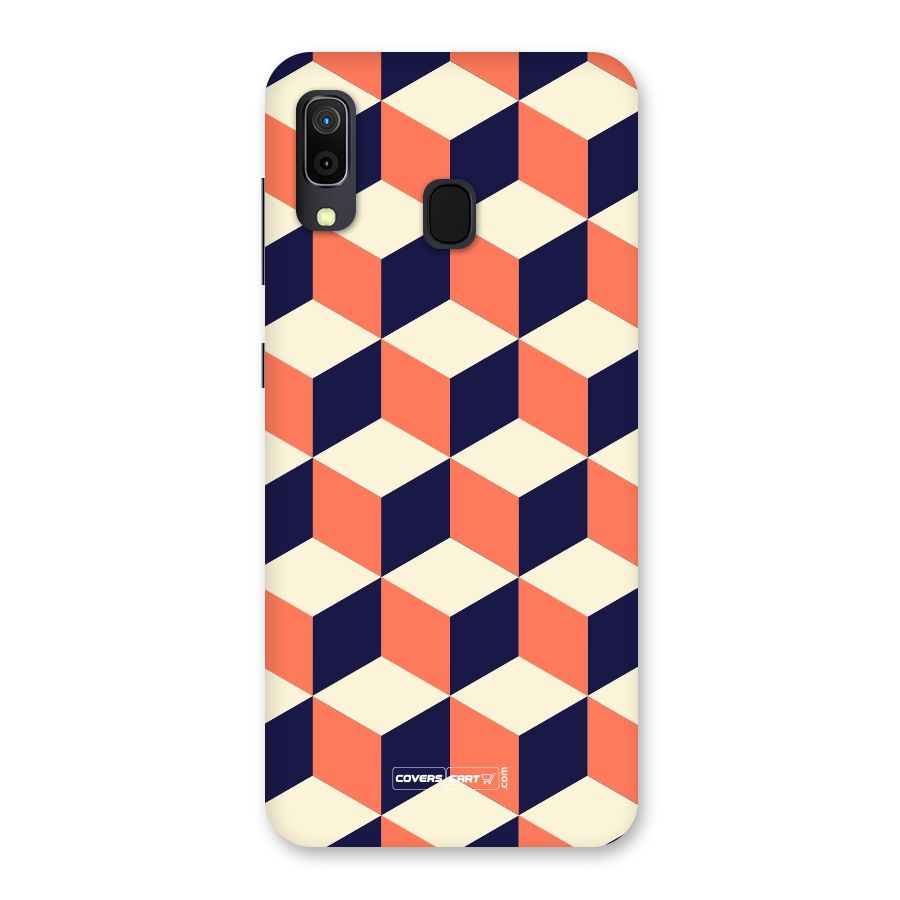 Cube Pattern Back Case for Galaxy A30
