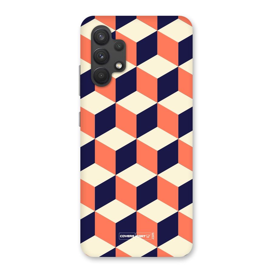 Cube Pattern Back Case for Galaxy A32