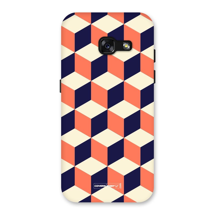 Cube Pattern Back Case for Galaxy A3 (2017)