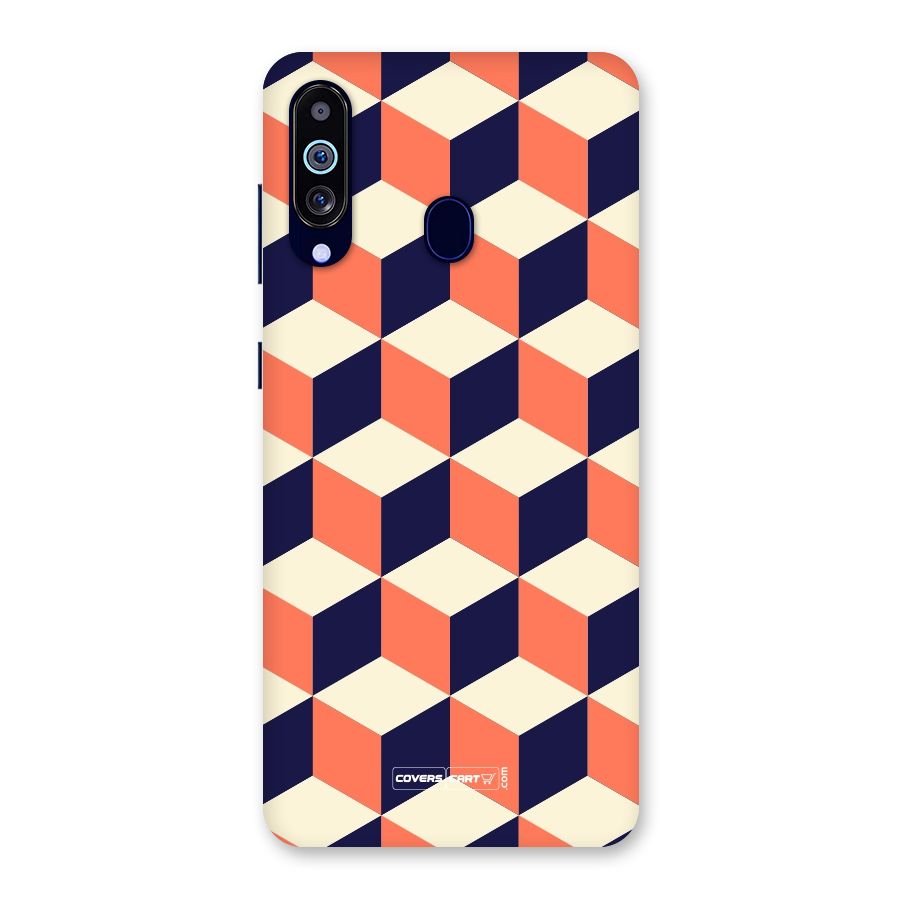 Cube Pattern Back Case for Galaxy A60