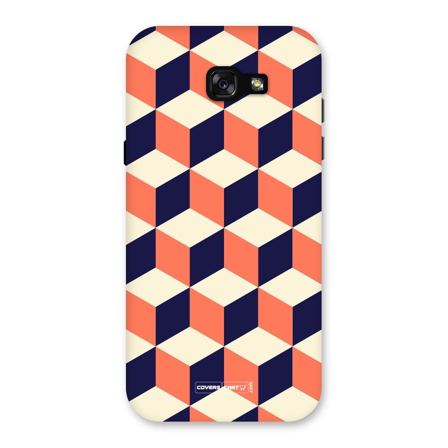 Cube Pattern Back Case for Galaxy A7 (2017)