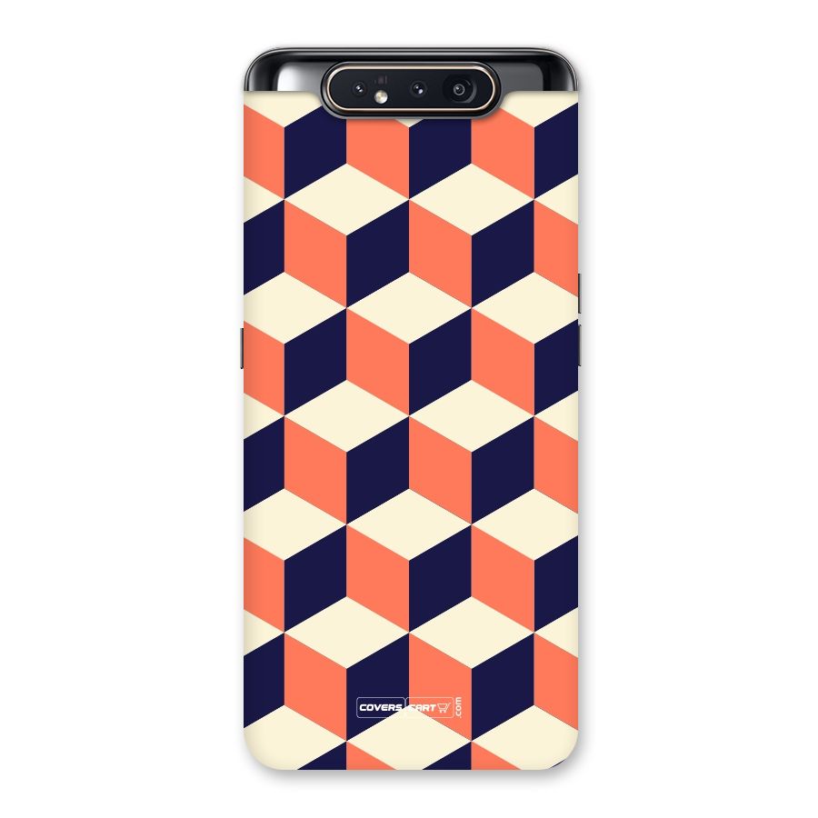 Cube Pattern Back Case for Galaxy A80