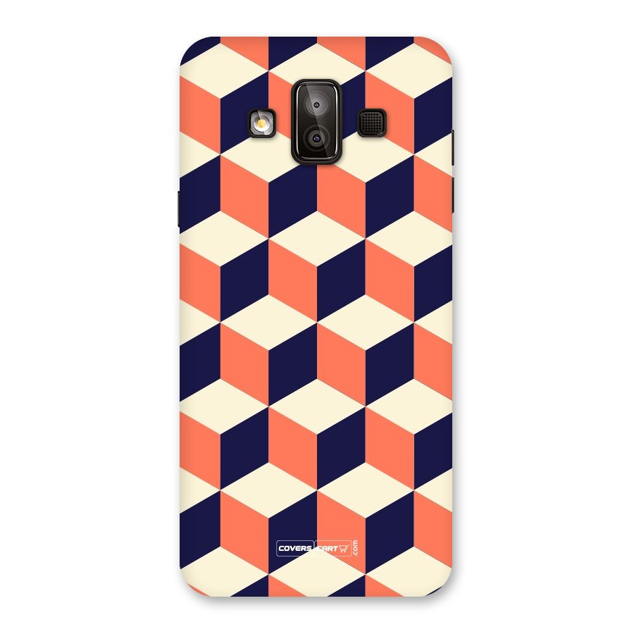 Cube Pattern Back Case for Galaxy J7 Duo