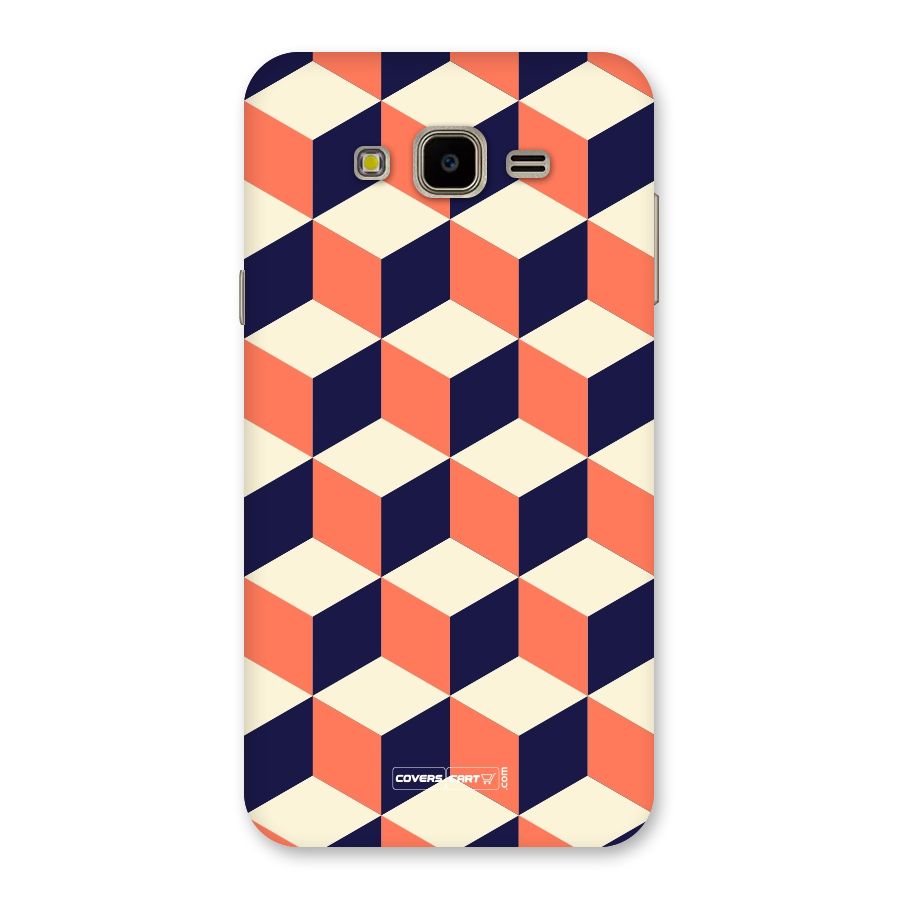 Cube Pattern Back Case for Galaxy J7 Nxt