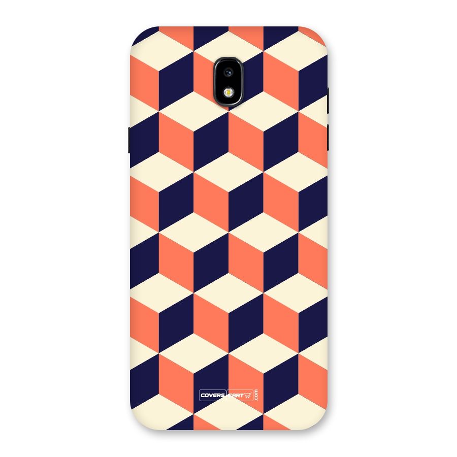 Cube Pattern Back Case for Galaxy J7 Pro