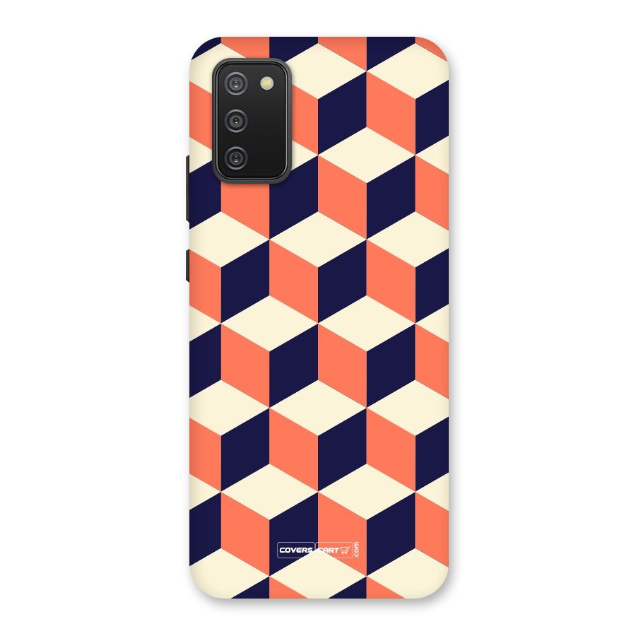Cube Pattern Back Case for Galaxy M02s