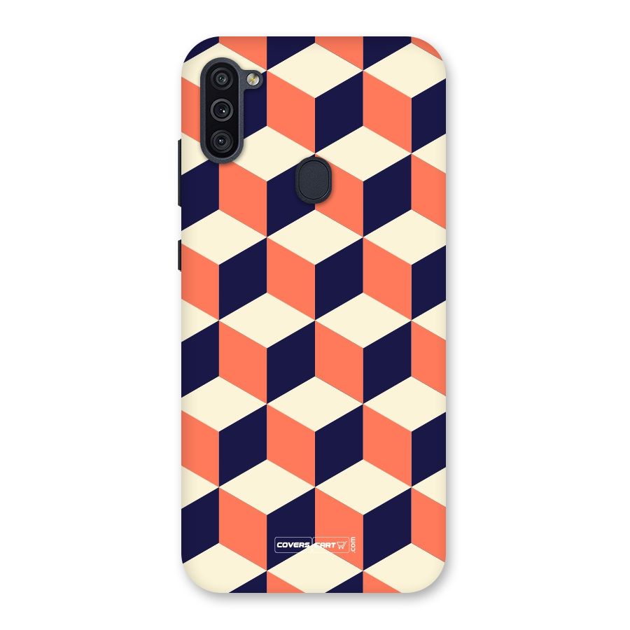 Cube Pattern Back Case for Galaxy M11