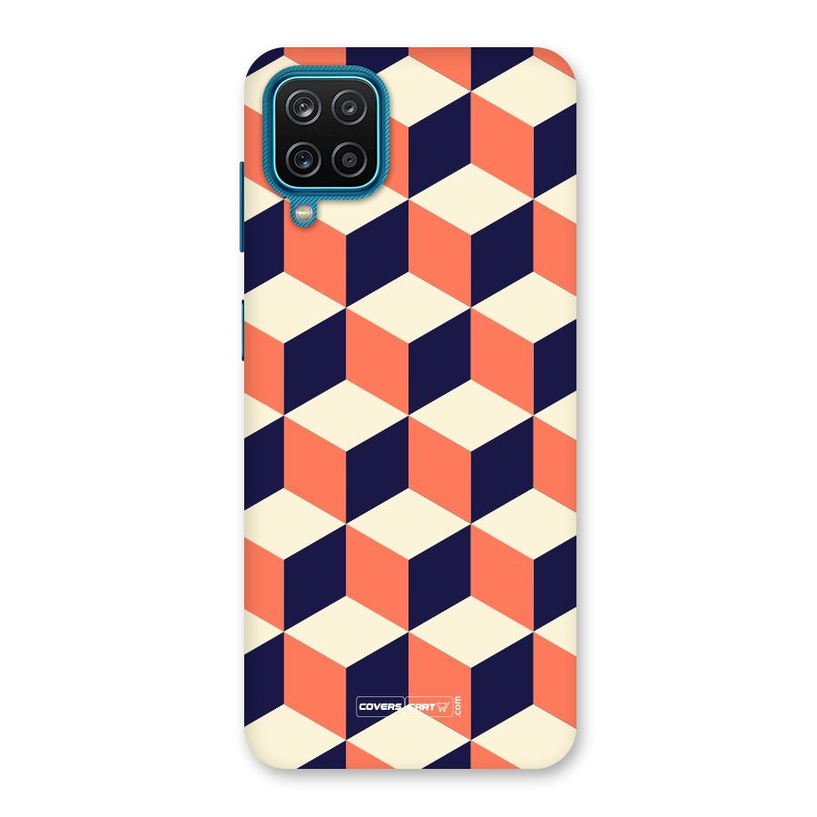 Cube Pattern Back Case for Galaxy M12