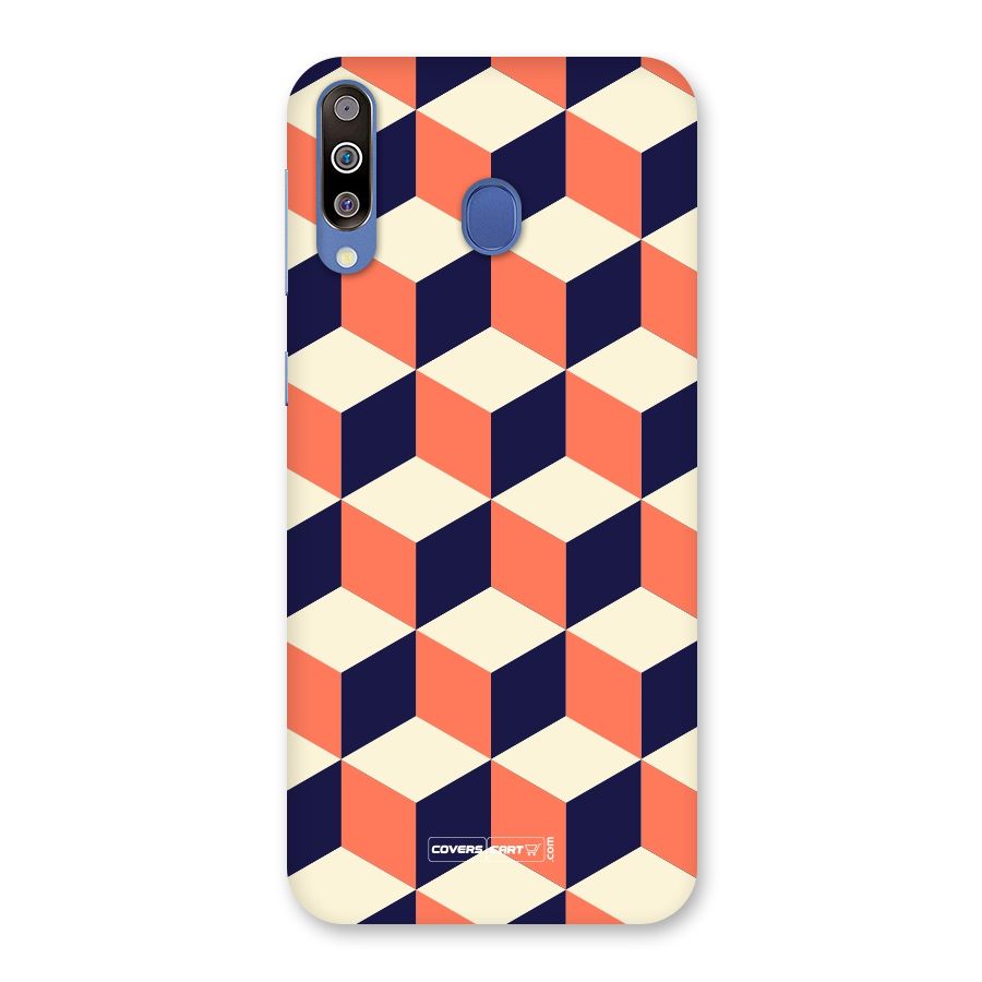 Cube Pattern Back Case for Galaxy M30