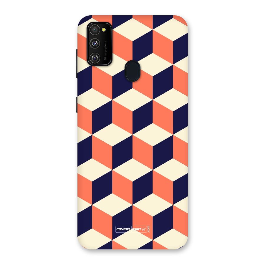 Cube Pattern Back Case for Galaxy M30s