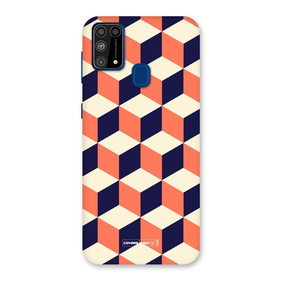 Cube Pattern Back Case for Galaxy M31