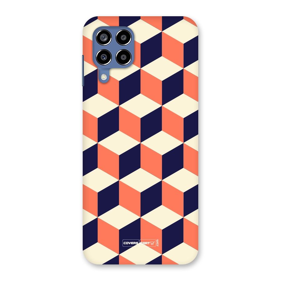 Cube Pattern Back Case for Galaxy M53 5G