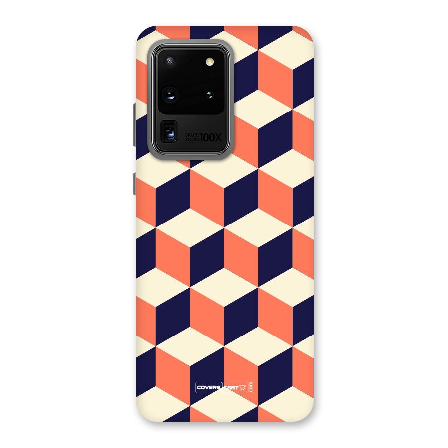 Cube Pattern Back Case for Galaxy S20 Ultra