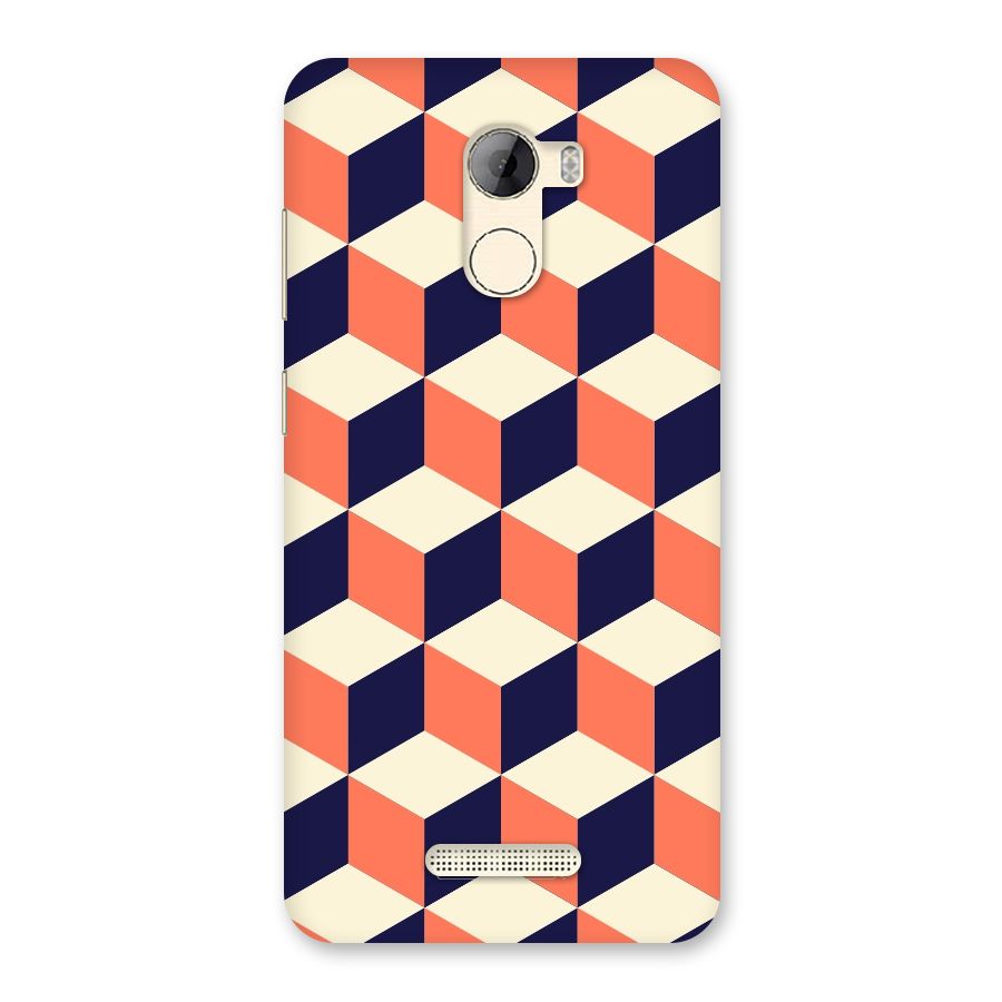 Cube Pattern Back Case for Gionee A1 LIte