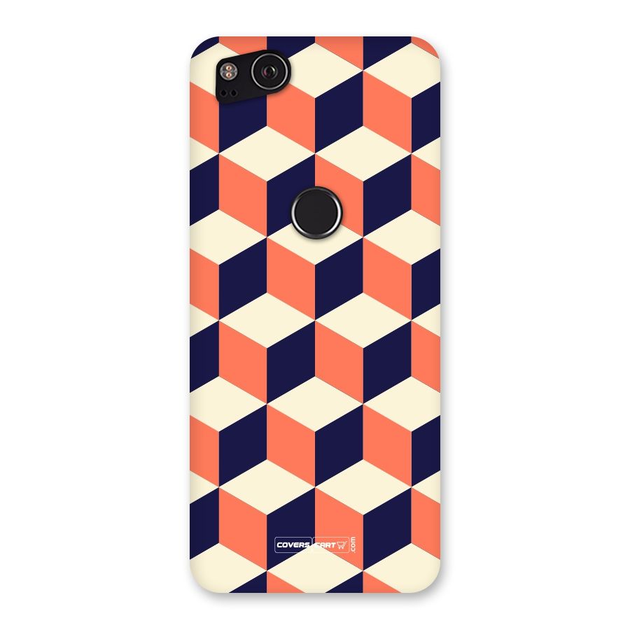 Cube Pattern Back Case for Google Pixel 2